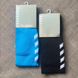 2 Pair Hummel Soccer Football Socks New Size 39/42